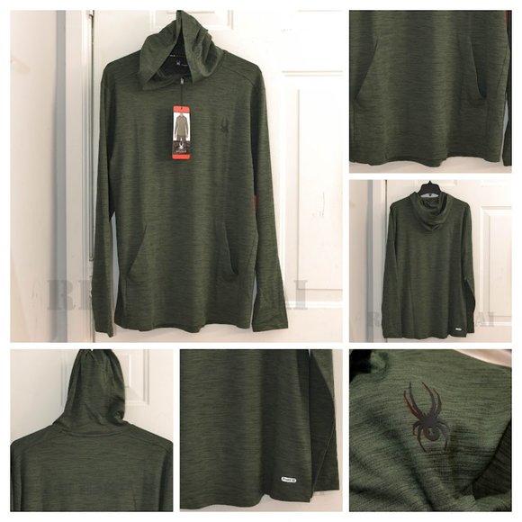 GREEN NWT Spyder Men’s Performance Hoodie